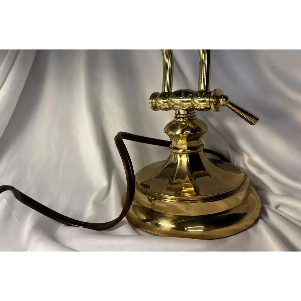House Of Troy Brass Piano Desk Lamp